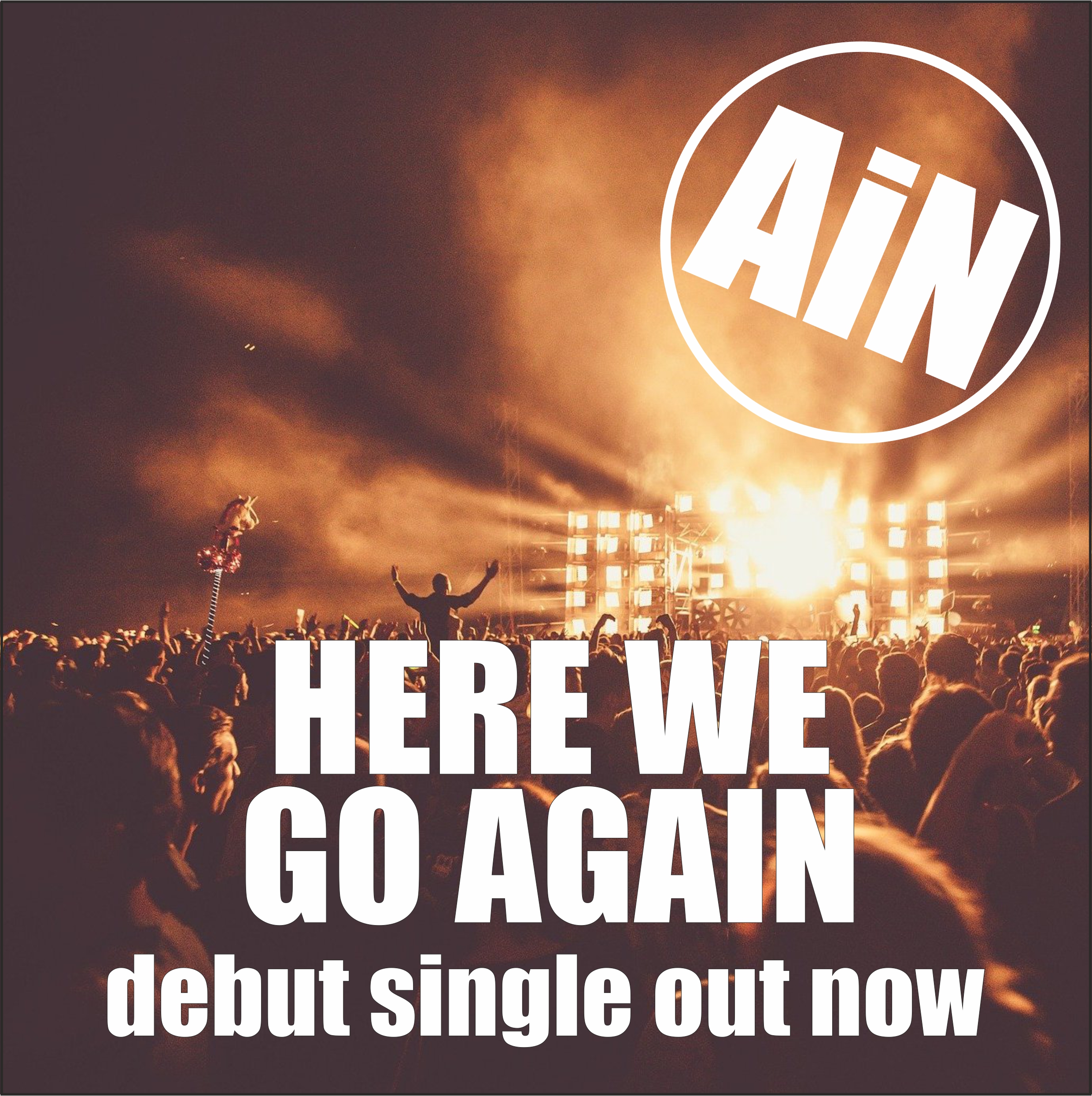 The debut single from Adventures in Noise is called Here We Go Again